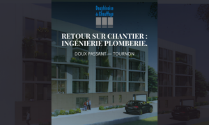 Chantier logements collectifs Tain-l'Hermitage Doux Passant CVC Plomberie Dauphinoise de Chauffage.